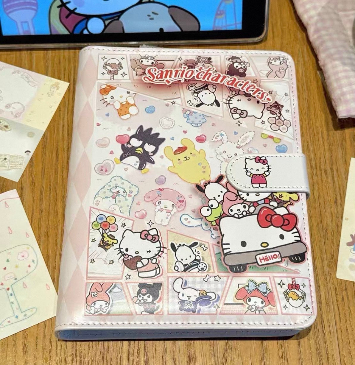 Sanrio Characters A5 Binder - Hello Kitty & Friends Collection
