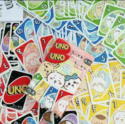 Kawaii UNO Card Game - Chiikawa Characters Edition